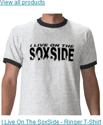 I Live on the SoxSide - Ringer T-Shirt